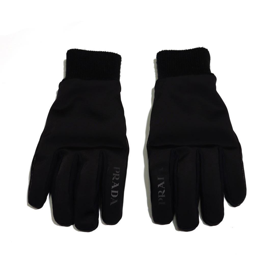 PRADA プラダ ロイシュ グローブ 手袋 レザー メンズ スキー スノボー