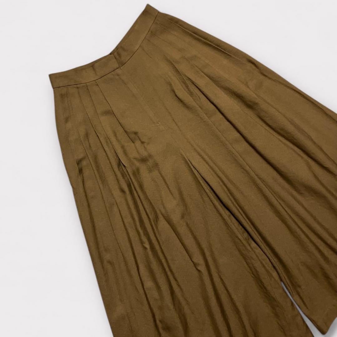 美品✨ミナペルホネン chiaro プリーツパンツ ロング ガウチョ
