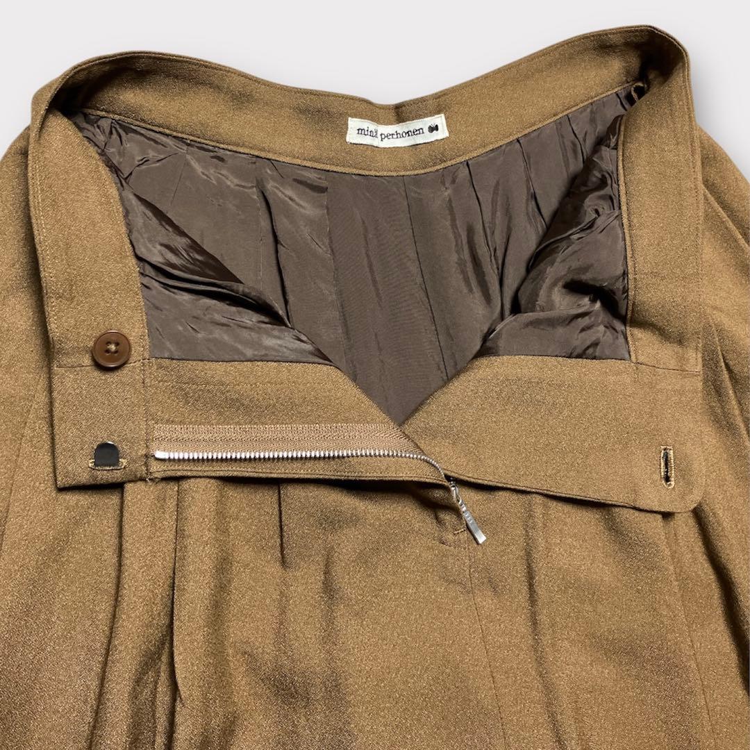 美品✨ミナペルホネン chiaro プリーツパンツ ロング ガウチョ