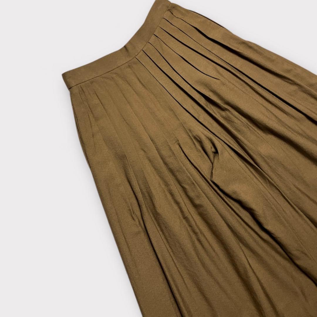 美品✨ミナペルホネン chiaro プリーツパンツ ロング ガウチョ