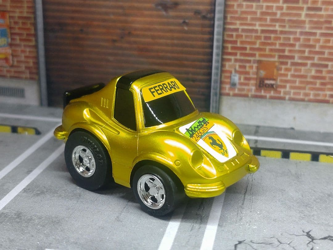 当時物　チョロQ A-64 フェラーリDINO246GT ディーノ カスタム品