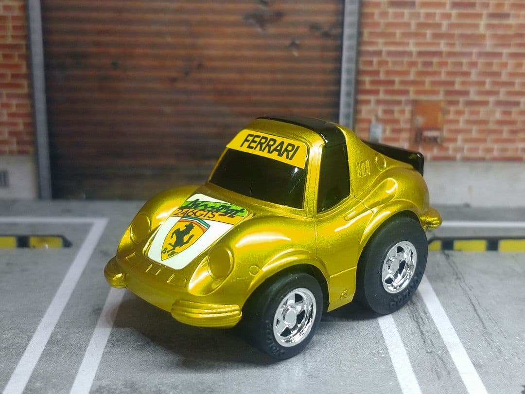 当時物　チョロQ A-64 フェラーリDINO246GT ディーノ カスタム品