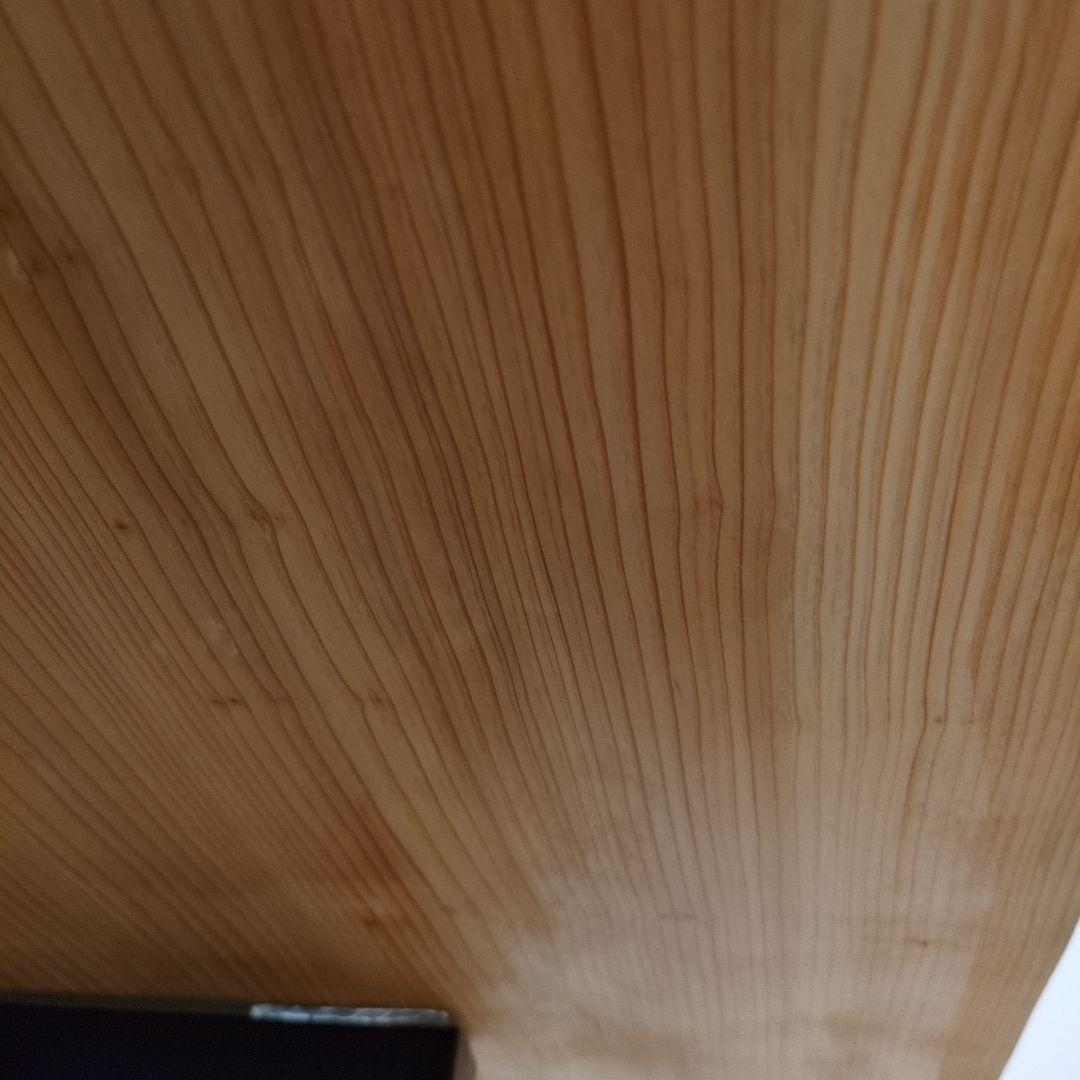 無垢材 ダイニングテーブル 一枚板+脚　杉