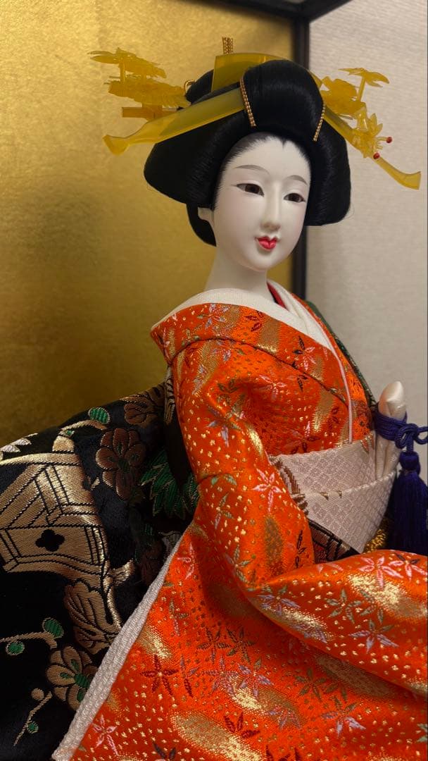久月 日本人形 舞扇