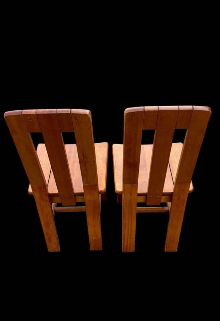 CANADIAN 木製ダイニングチェア 2脚セット