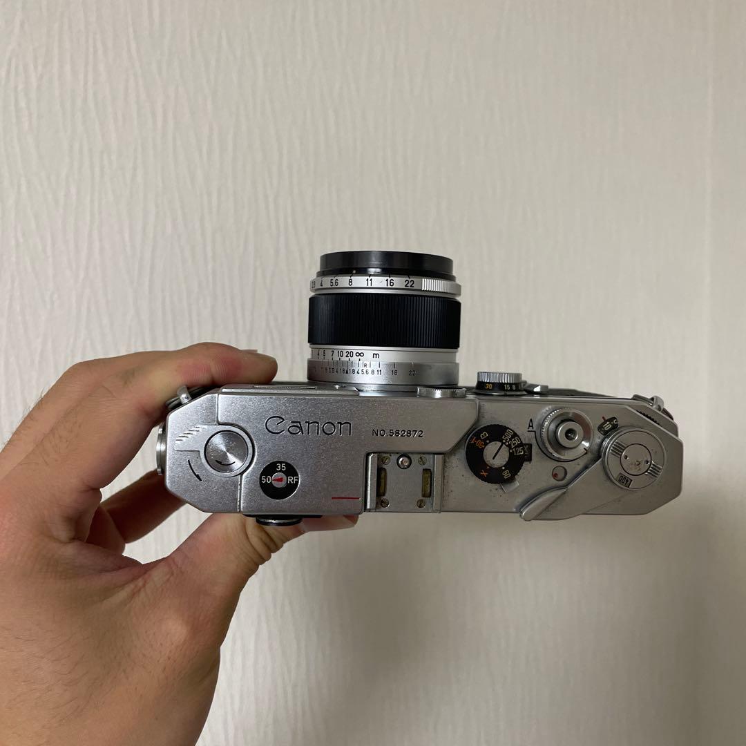 シャッター全速完動 canon vl2 & 50mm f1.8