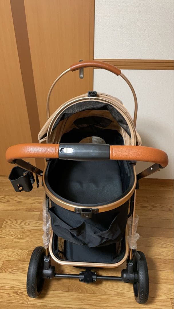 犬猫用ペットカート　折り畳み可、取り外し可