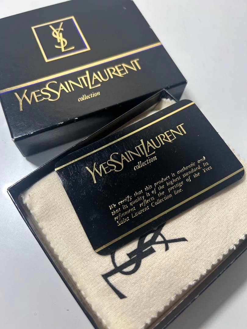 希少 イヴサンローラン 小銭入れ ケース ヴィンテージ 赤 新品未使用