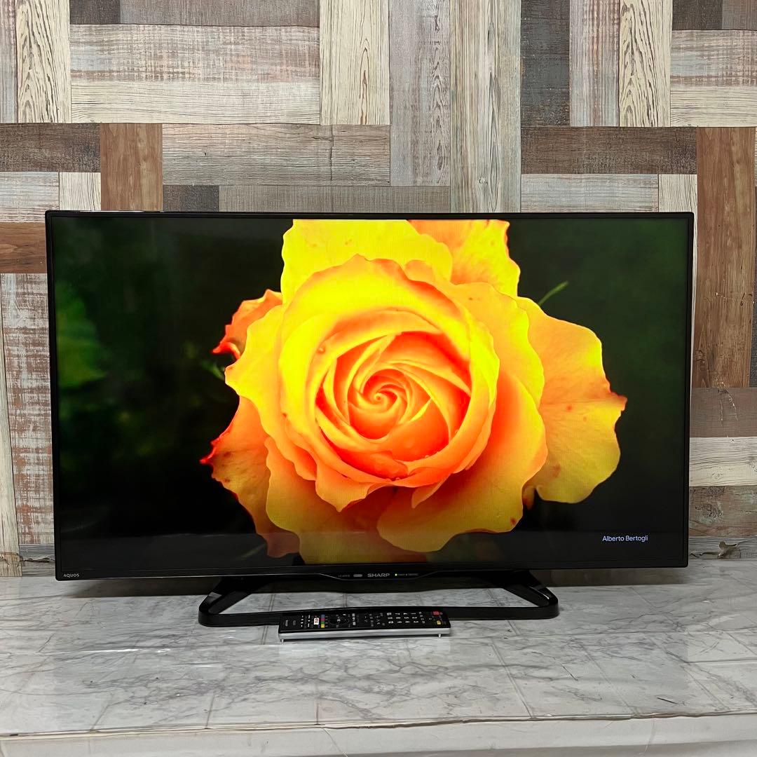 即日受渡❣️全国送料込シャープ40型液晶テレビユーチューブ可Wチューナー