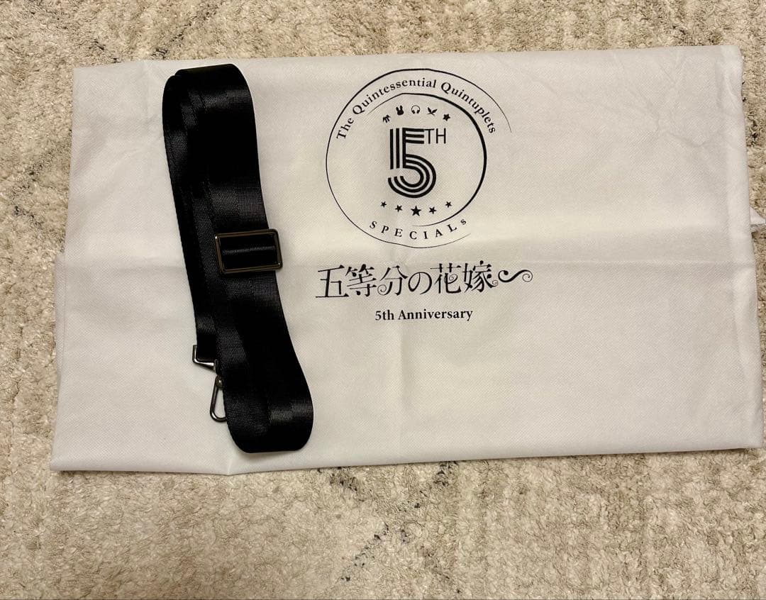 五等分の花嫁　5周年記念　バリスティックナイロントートバッグ　中野五月