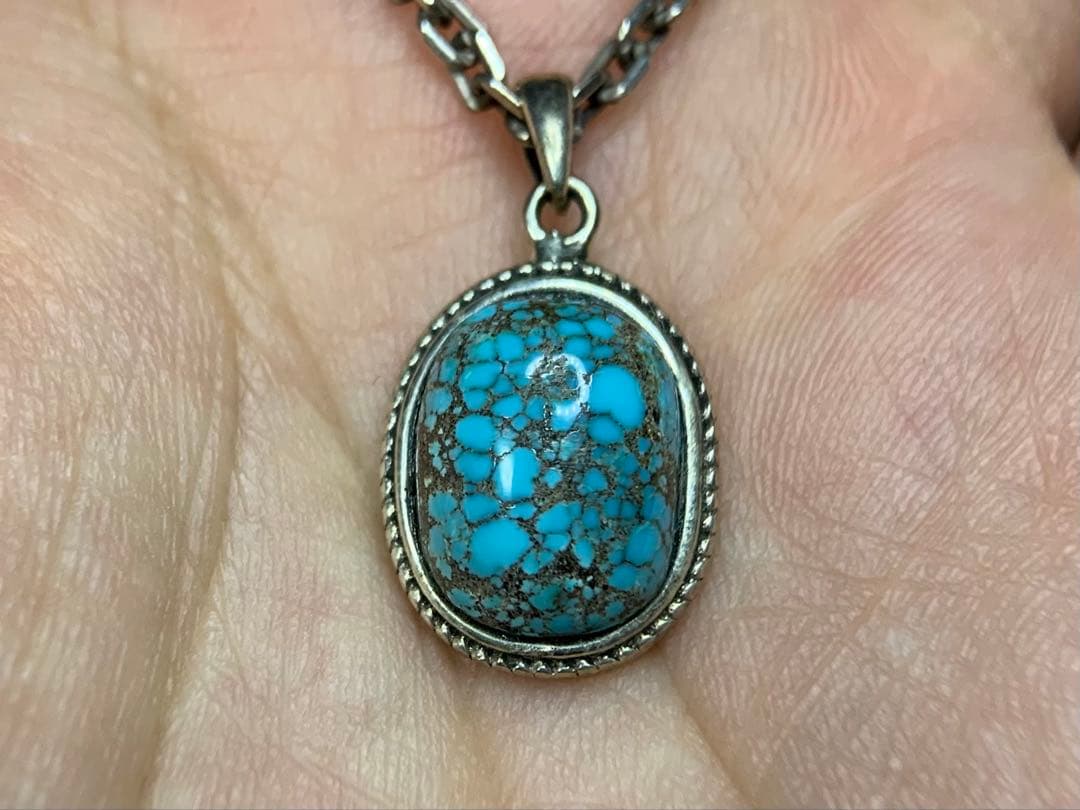 ターコイズ・ペンダント　トルコ石　天然石　tn837