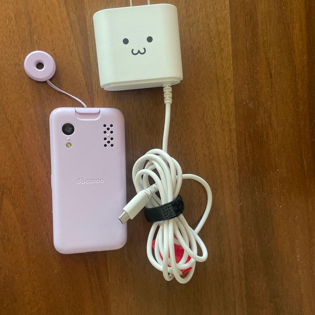 docomoキッズ携帯KY-41C パープル　充電器付き