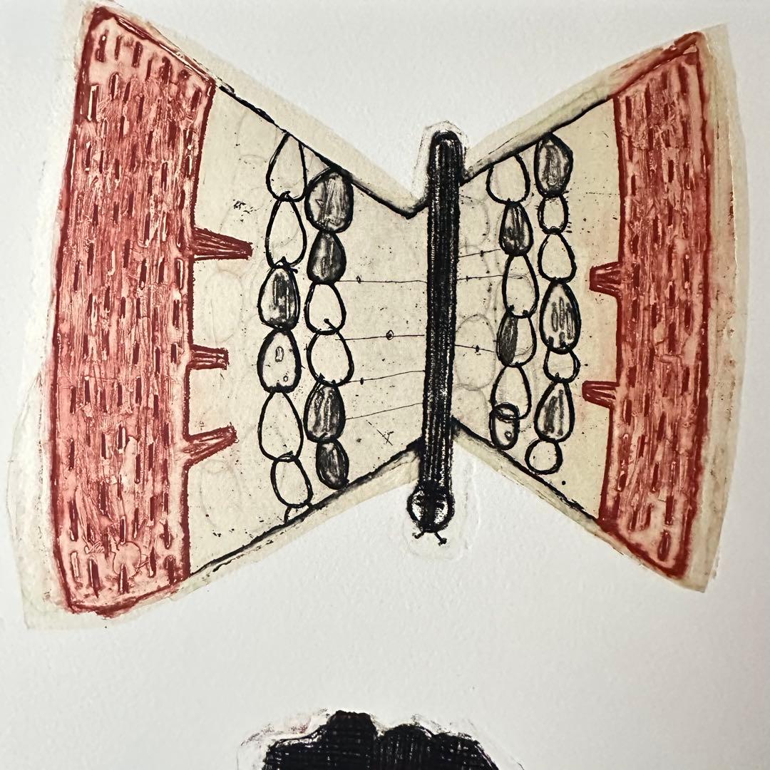 2120様感謝‼️花に蝶‼️アンドー・ヒロミ「POLLEN」限定銅版画署名