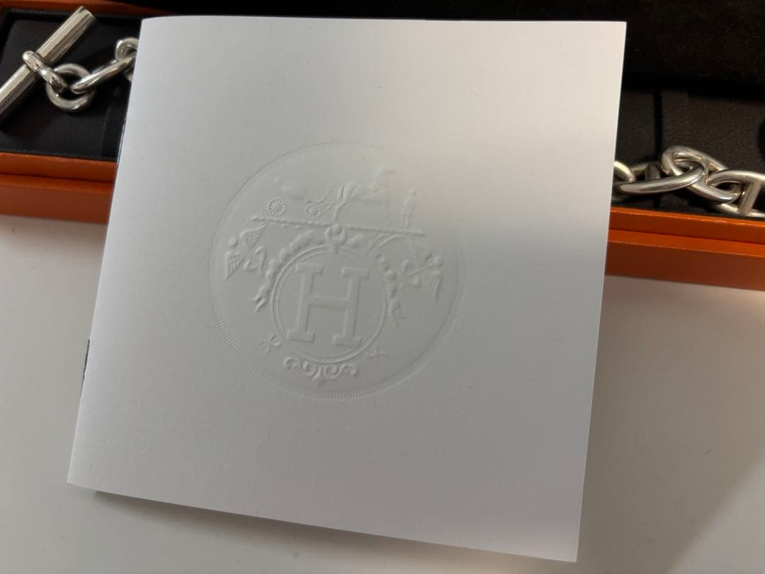 HERMESエルメス　シェーヌダンクル ブレスレット GM 14コマ(16コマ)