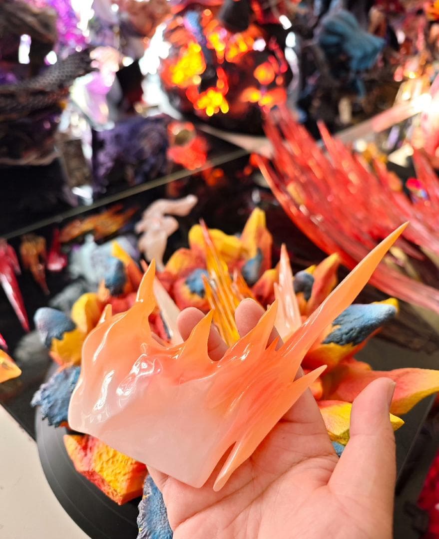 ドラゴンボール 界王拳 孫悟空 1/4 樹脂 彫刻フィギュア