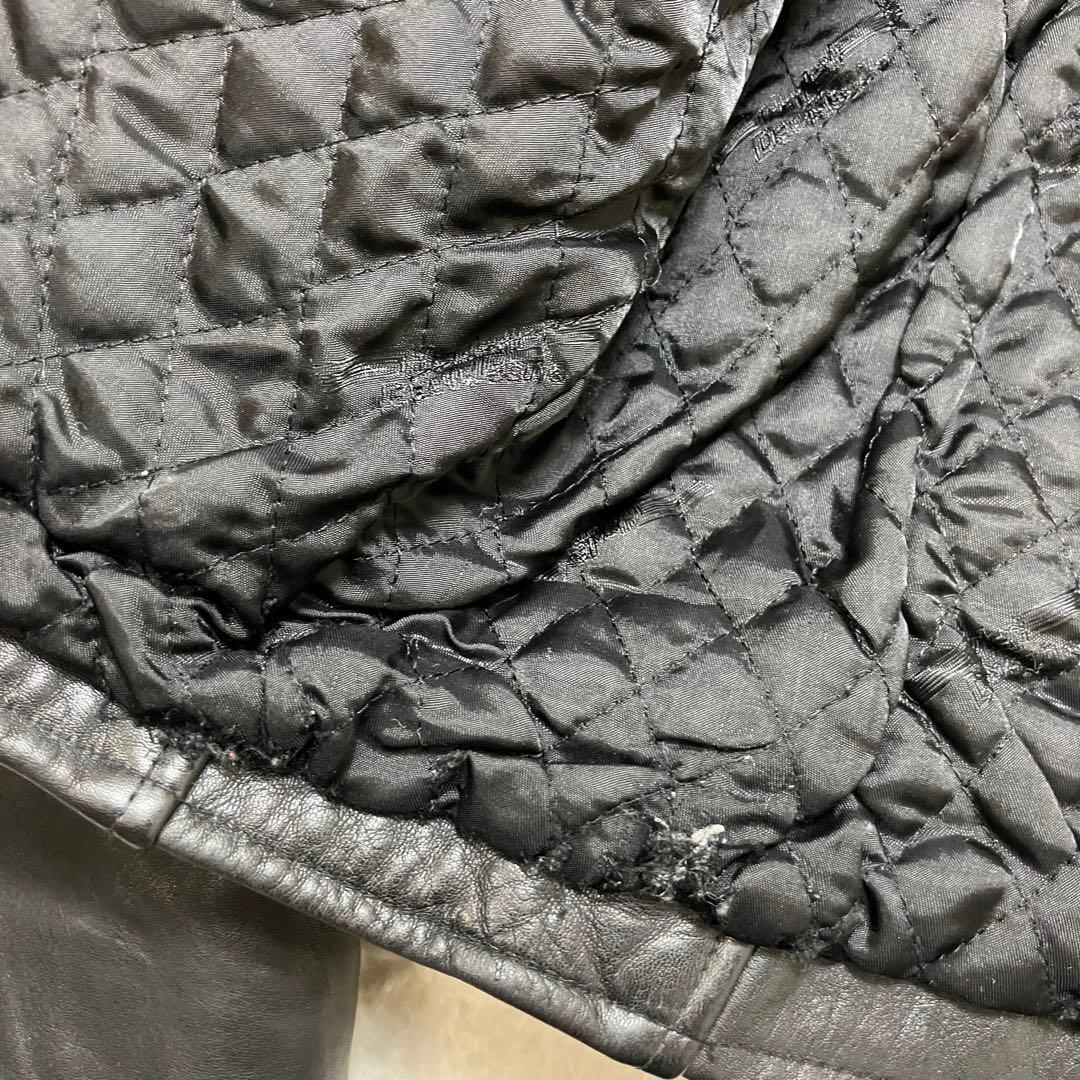 ハーレーダビッドソン 裏地キルティング 本革 肉厚 レザージャケット ライダース