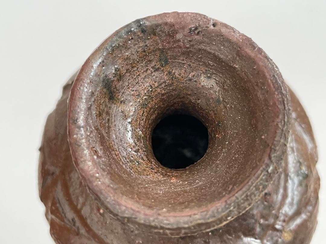 陶芸家　國吉清尚　カラカラ　水注　徳利　酒器　　焼締　徳利