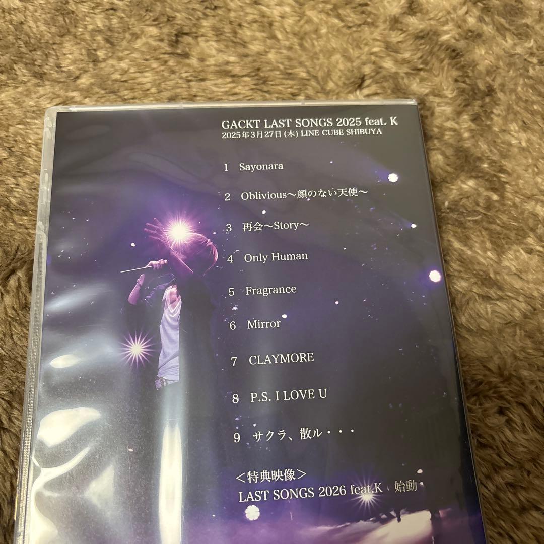 『美品』GACKT LASTSONGS 2025 DVD