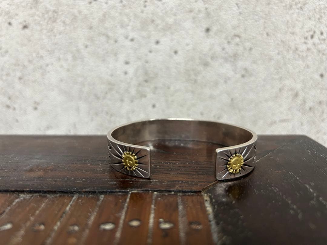 goro's 特注オーダー品 唐草ダブルローズ バングル/M/ゴローズ