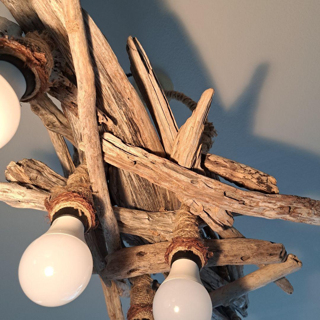 NO.L280 流木ペンダントライト 5灯　LED60W相当×5灯付　20帖OK