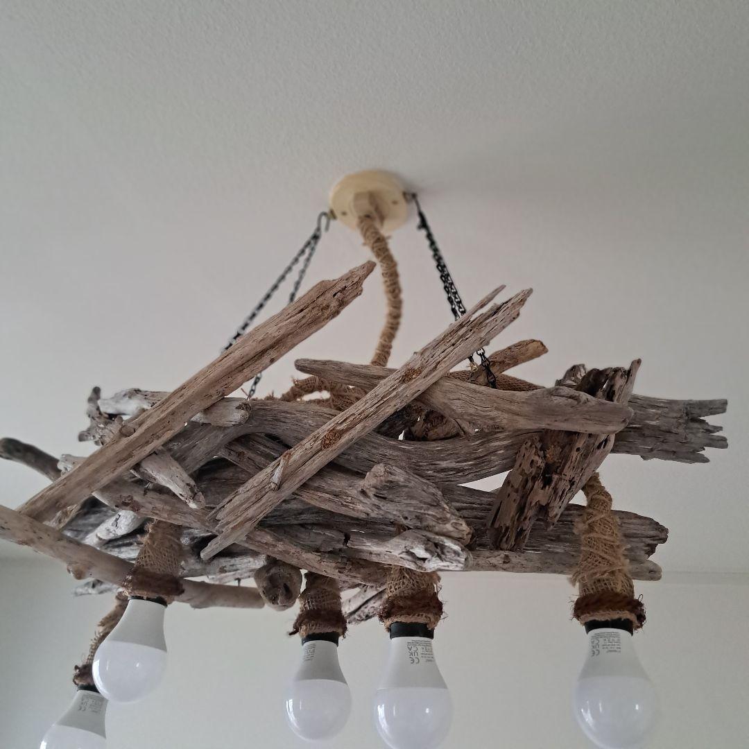 NO.L280 流木ペンダントライト 5灯　LED60W相当×5灯付　20帖OK