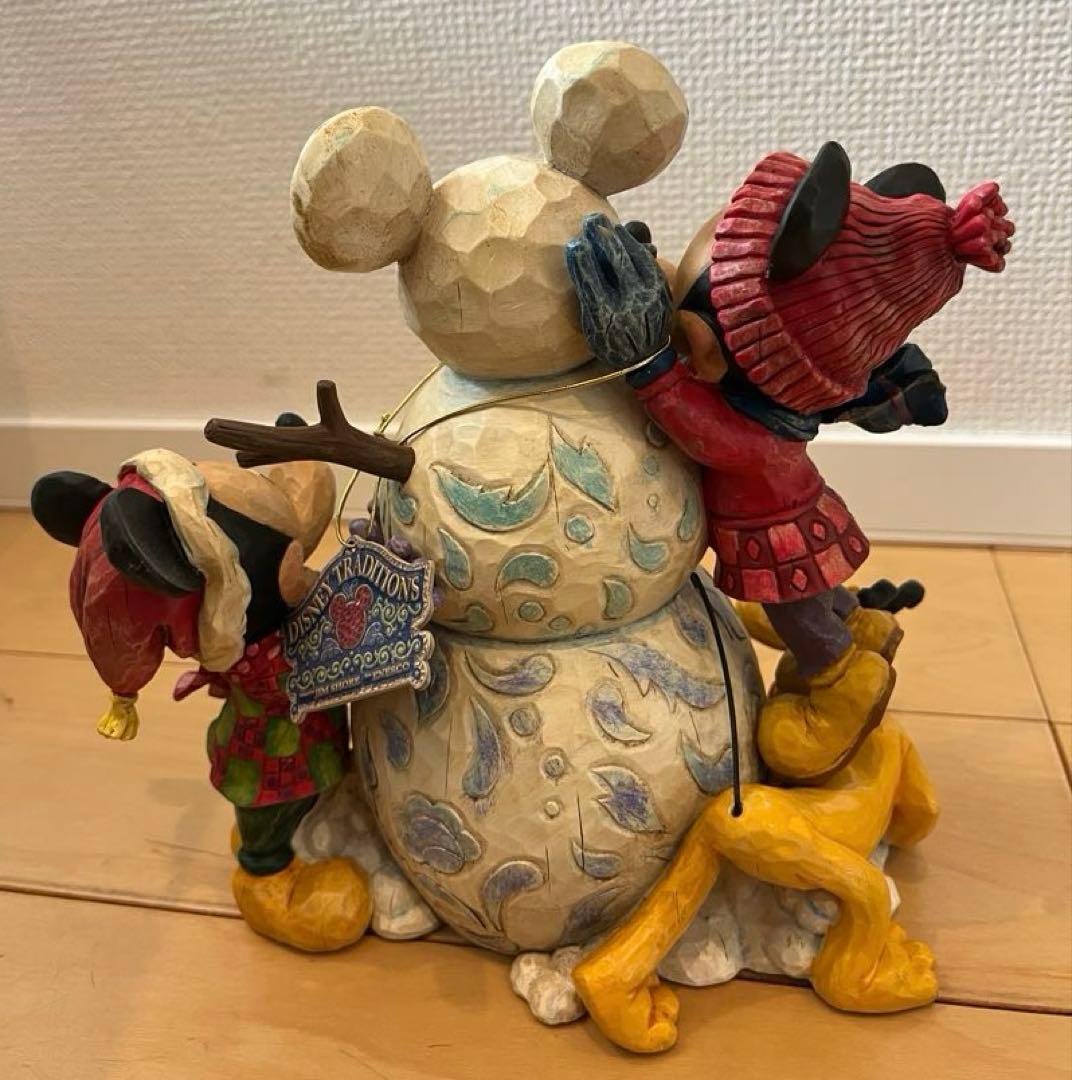 ミッキーマウスと愉快な仲間たちのミッキーman（スノーマン）雪だるま作り