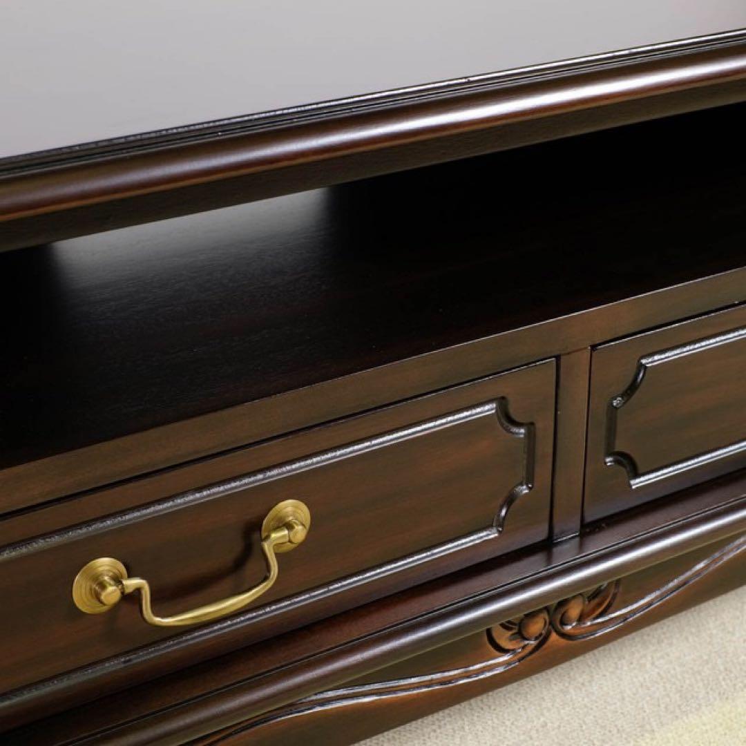 F 新品 テレビボード L テレビ台 ラック リビング収納 ボード アンティーク