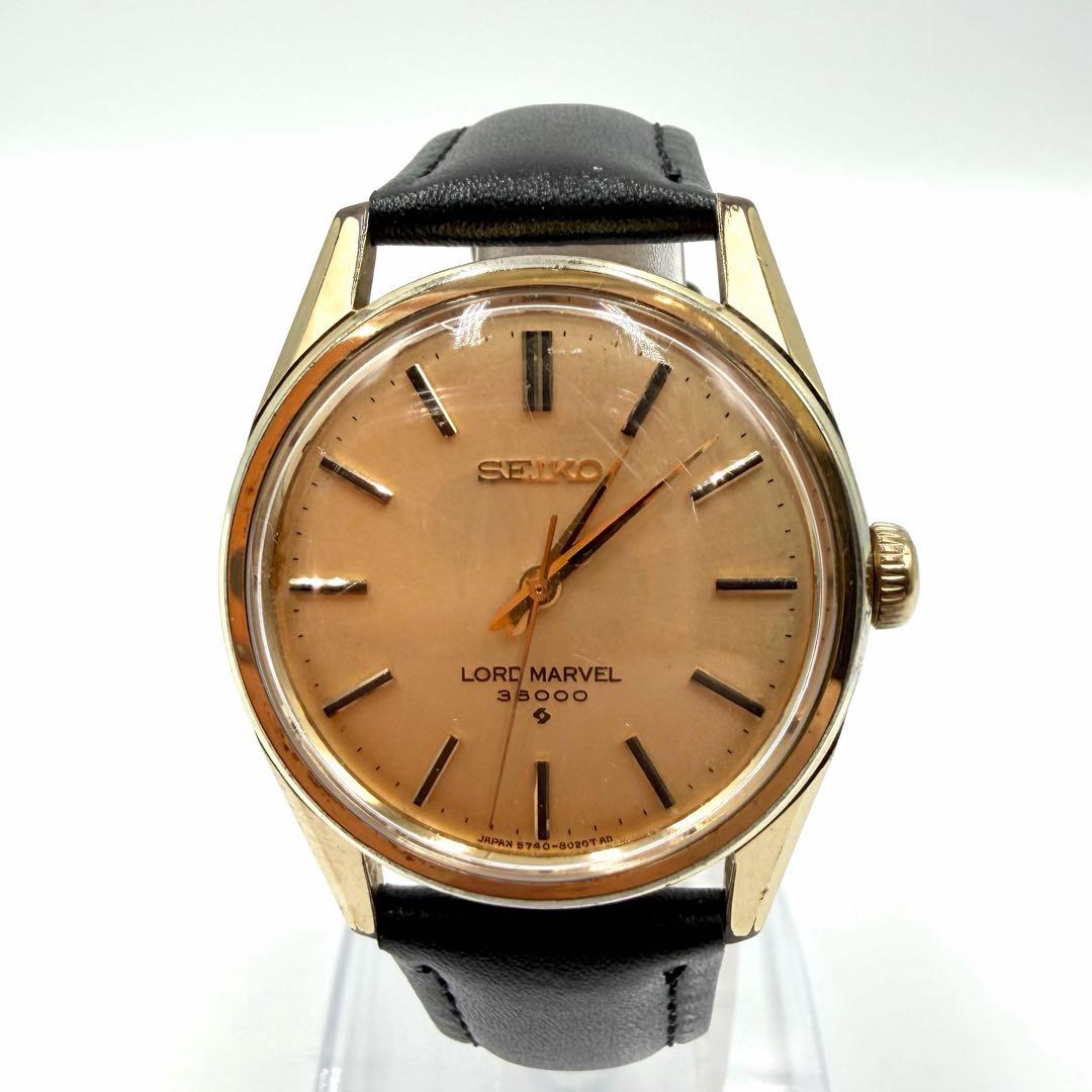 【稼動 新品ベルト】SEIKO ロードマーベル 手巻き 36000 メンズ時計