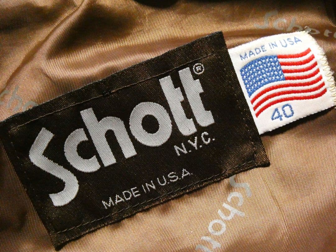 サテンライナー！ビッグサイズ40！TALON！ショット659トラッカージャケット