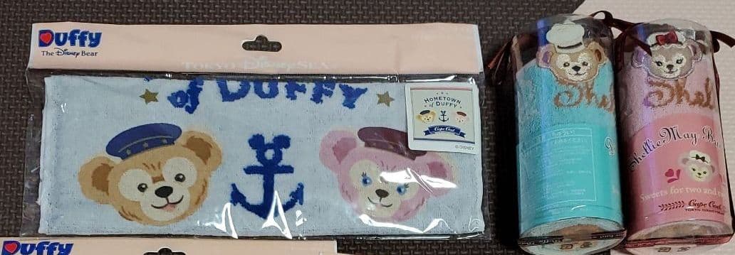 ディズニーハンドタオル１１点まとめ売り　ダッフィー　シェリーメイ　バレンタイン