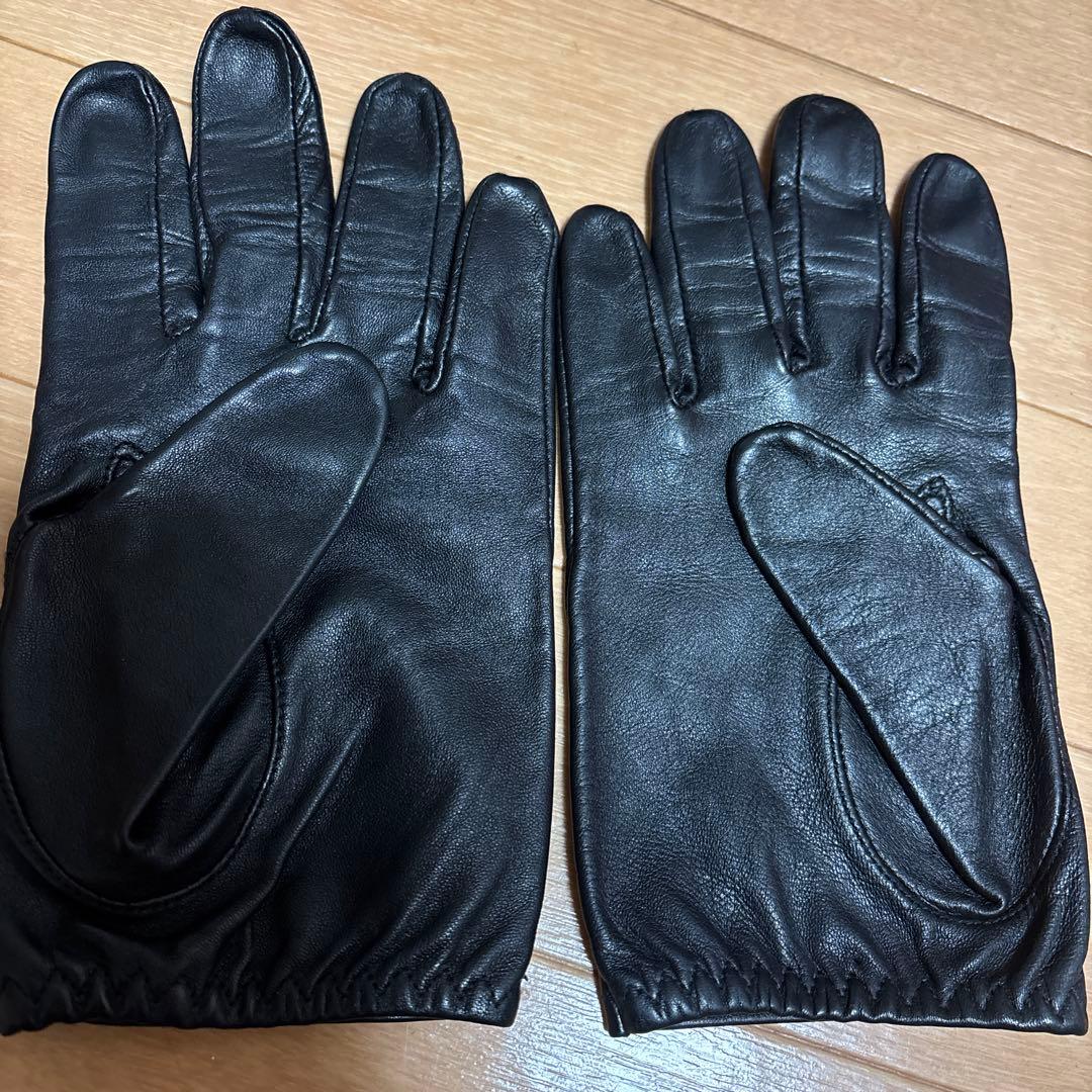 STUSSY レザー手袋 SMサイズ　ブラック