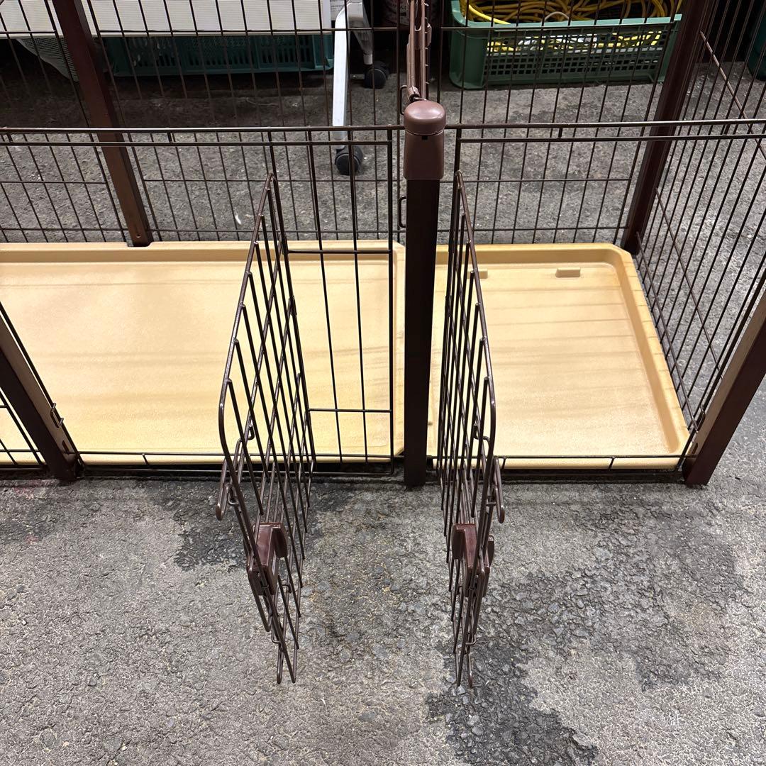 小型犬用ケージ Petio 木製支柱　しつけのできるゲージ