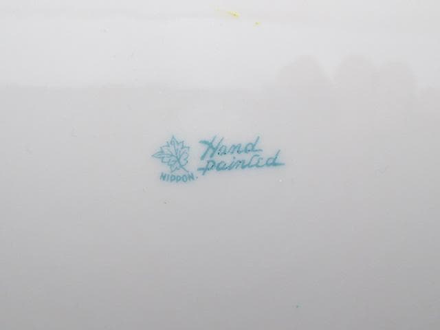 オールドノリタケ 金盛りジュール カモメ絵 プレート 27cm