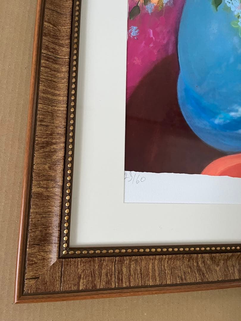 額入り版画　47✖️55 ジニー・キム　限定　証明書、直筆サイン、ED有り　現行品