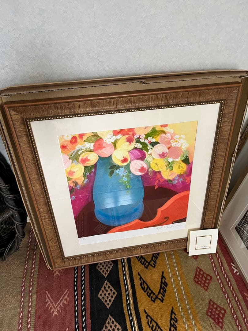 額入り版画　47✖️55 ジニー・キム　限定　証明書、直筆サイン、ED有り　現行品