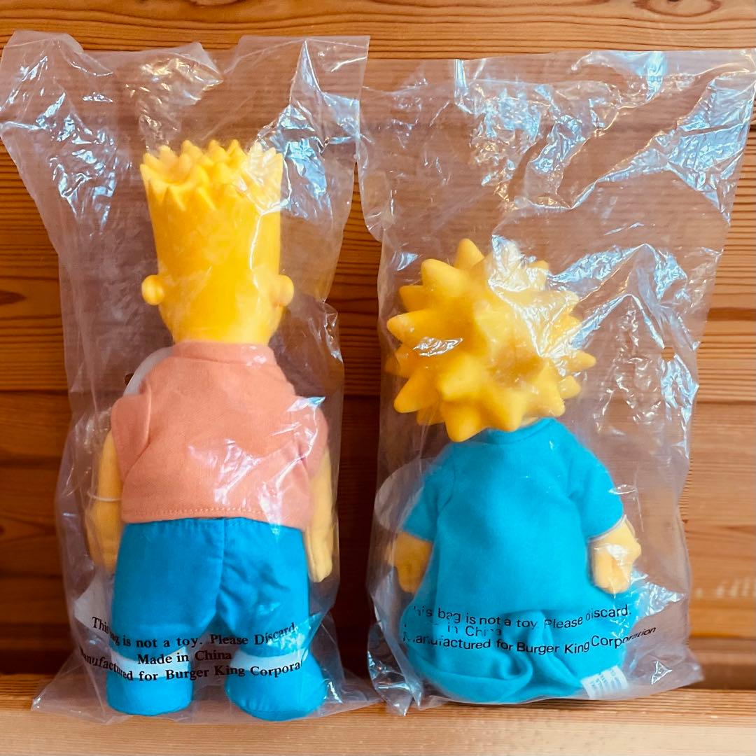 シンプソンズ6体　バーガーキング1990年製 ※未開封品