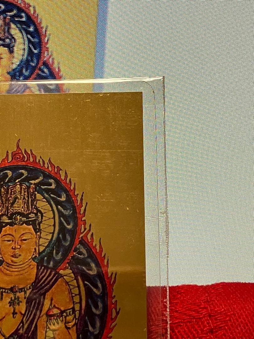 純金アート絵画シリーズコレクション　普賢菩薩　1g