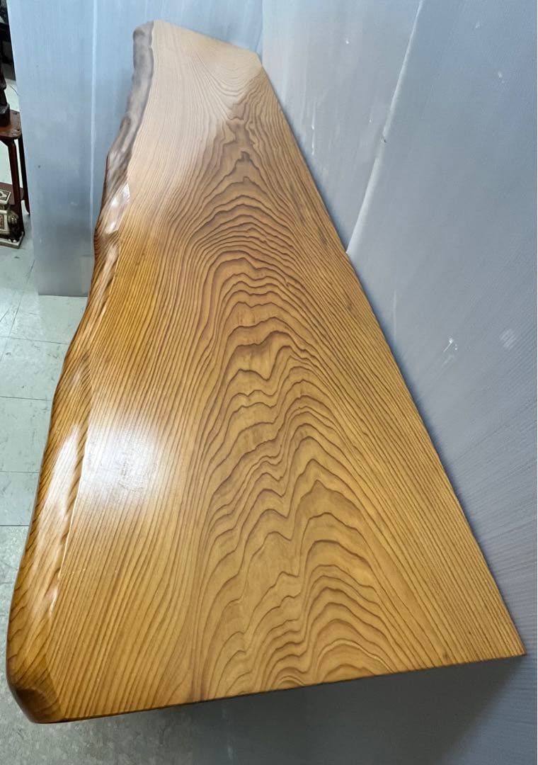 貴重　屋久杉 良質杢 飾り棚 茶棚 サイドボード リビングボード 茶箪笥