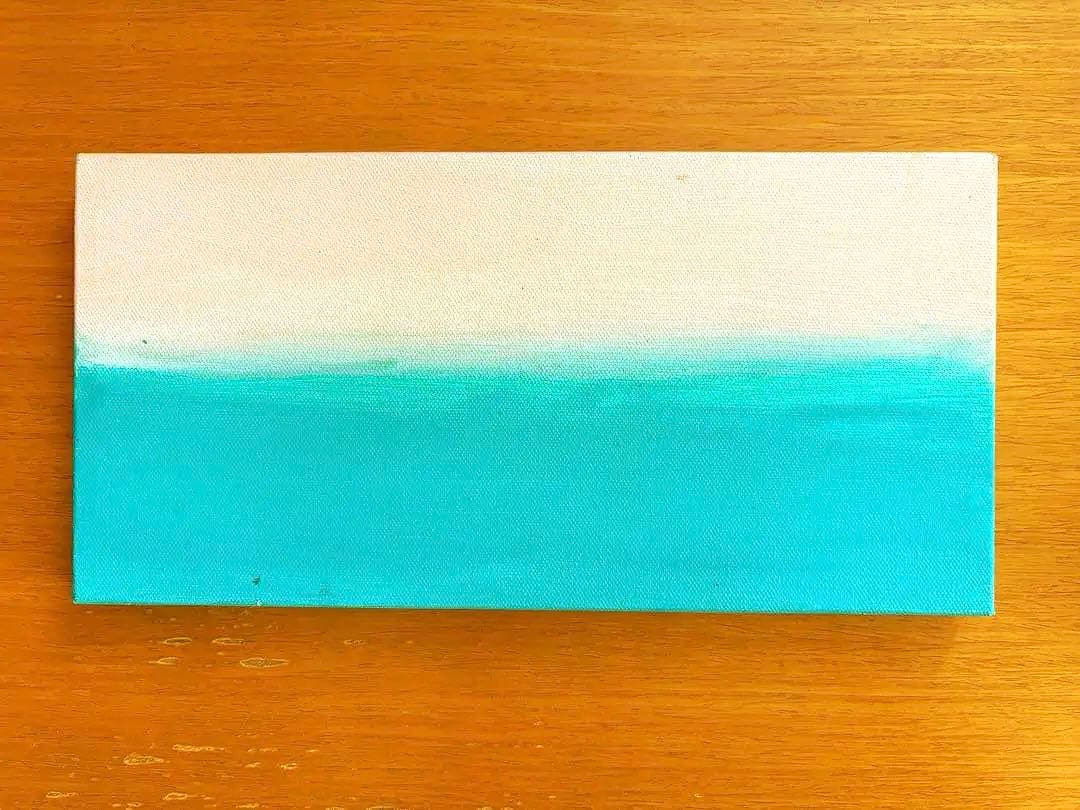 山崎美弥子さん 海と空の絵