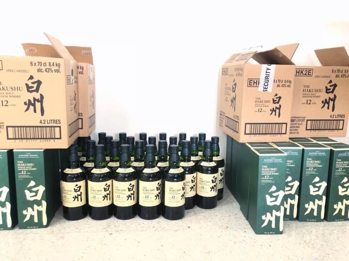 【白州12　12本】サントリー白州　12年　シングルモルト　700ml　箱あり