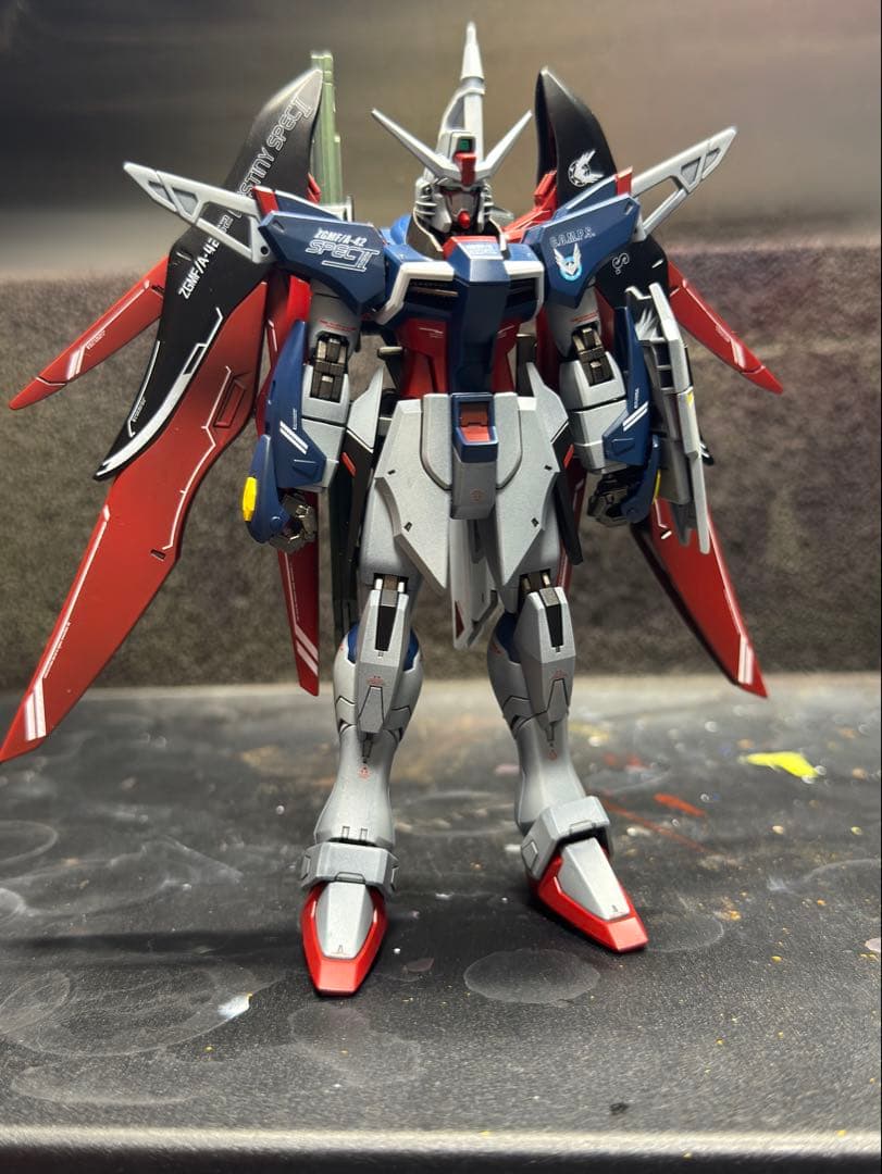 HGCE ディスティニーガンダム　ゼウスシルエット　塗装完成品