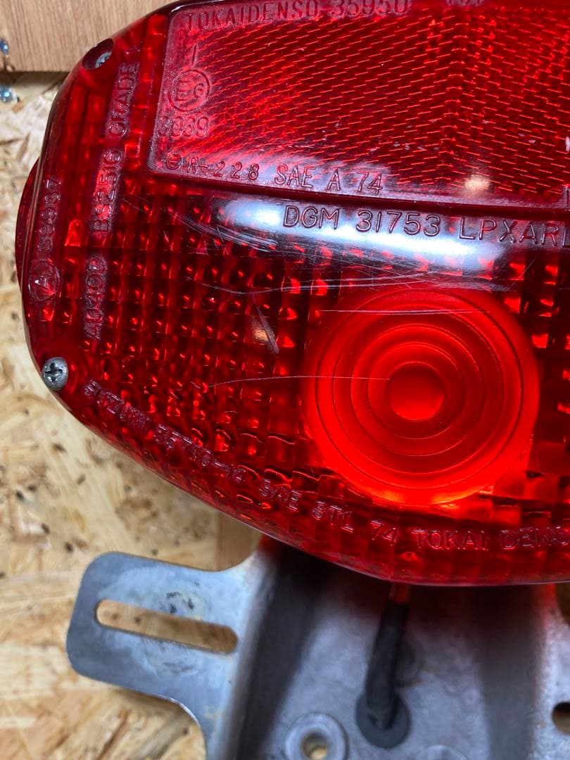 gs400lテールライト　テールブラケット　gs400 gsx400l