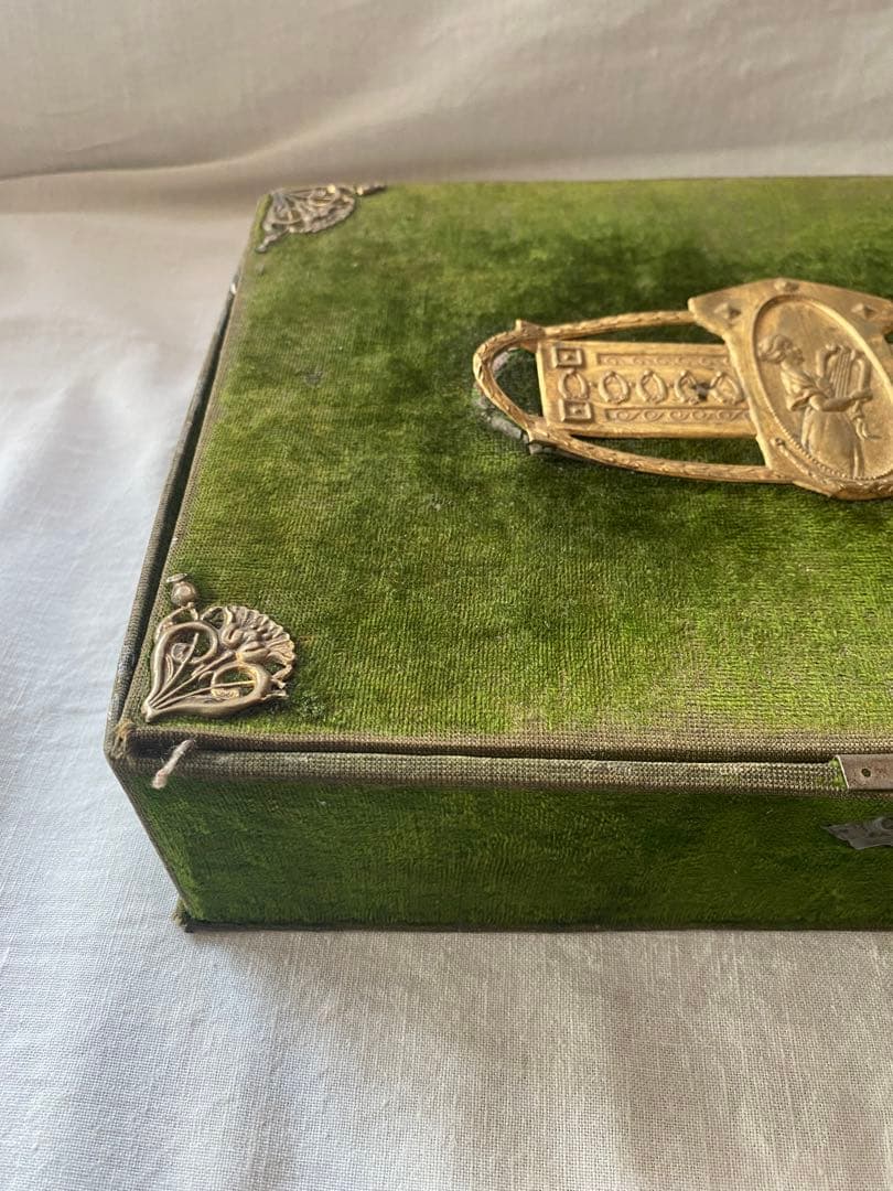 パスザバトンで購入　アンティーク小物入れ　古い箱　USED ディスプレイ備品に