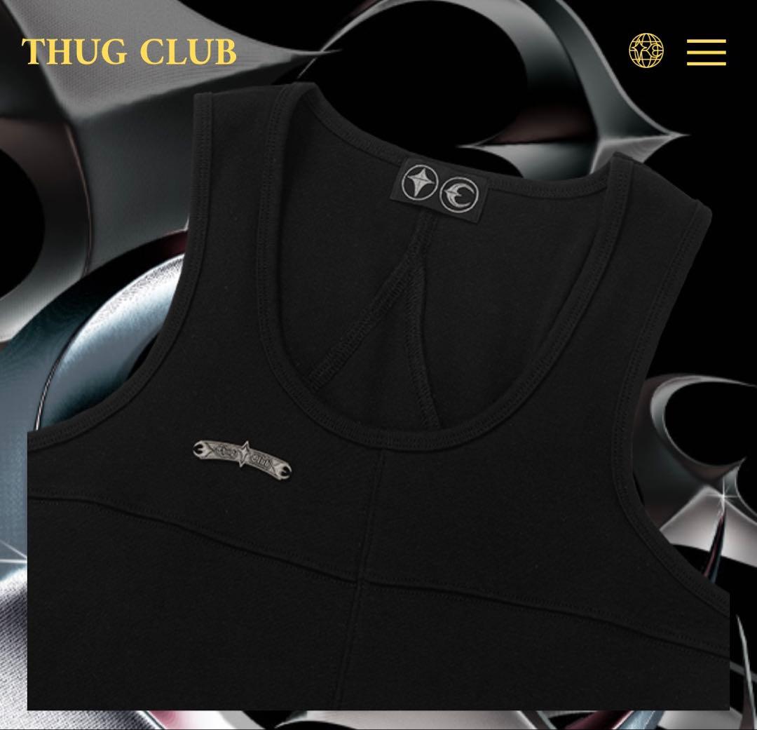 【新品未使用】THUG CLUB サグクラブタンクトップ ブラック 2サイズ