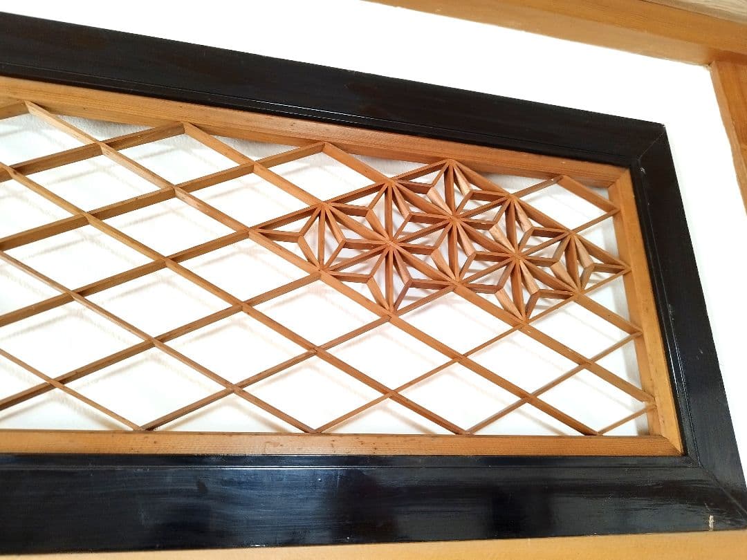 【希少】組子建具　和風アンティーク　古建具　古民家リノベ　昭和レトロ　格子