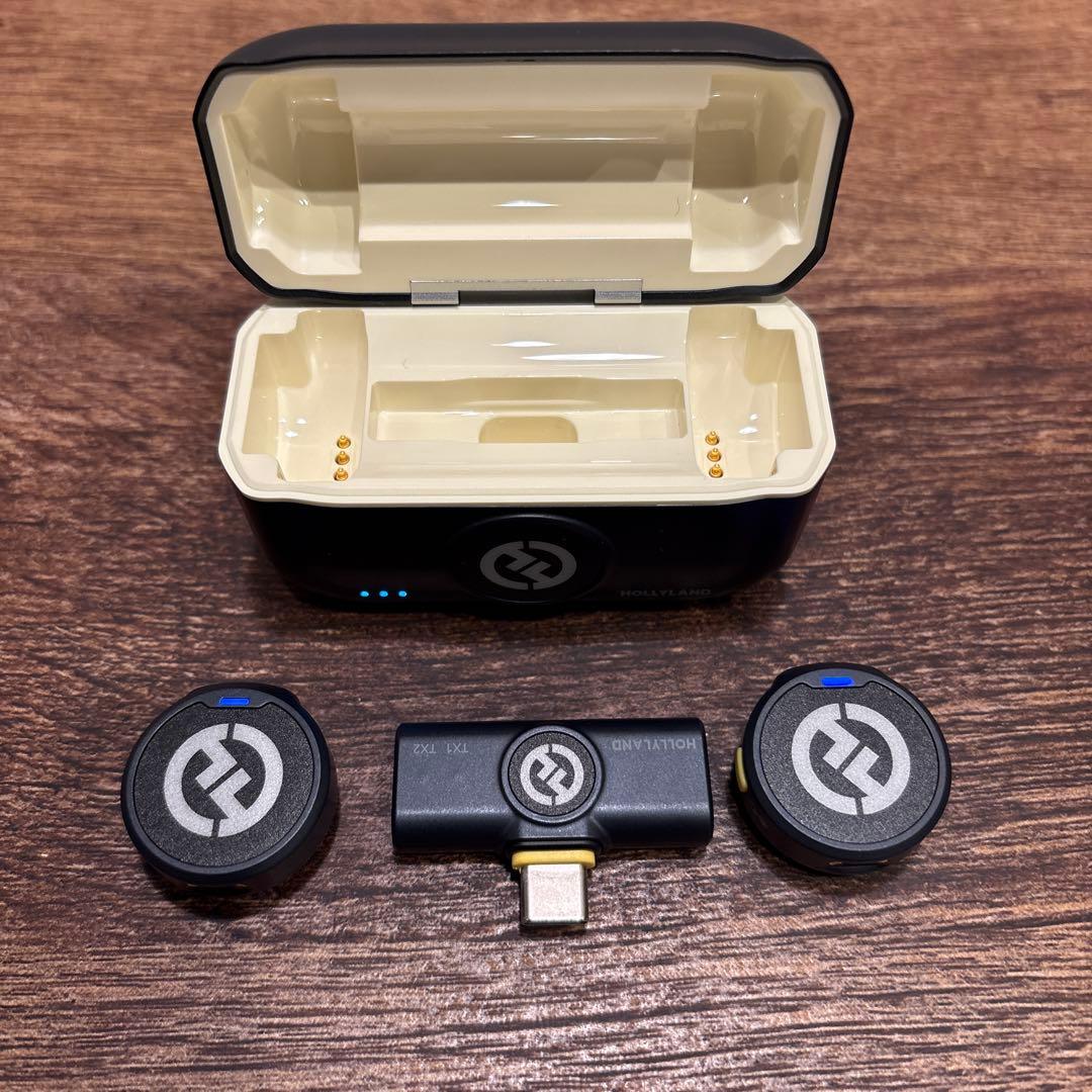HOLLYLAND LARK M2 ワイヤレスラベリアマイク　タイプC
