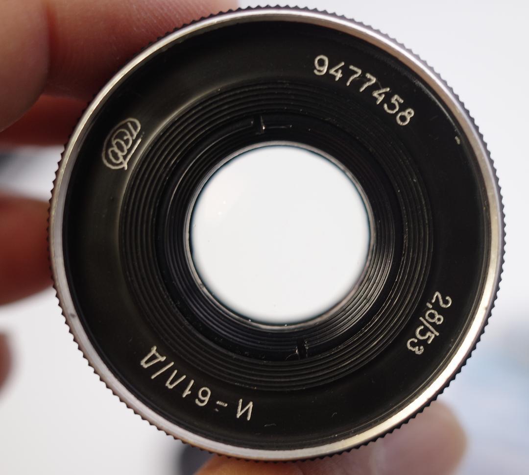 32　未使用新品　 インダスター61 　L39　53ｍｍｆ2.8　アダプター付