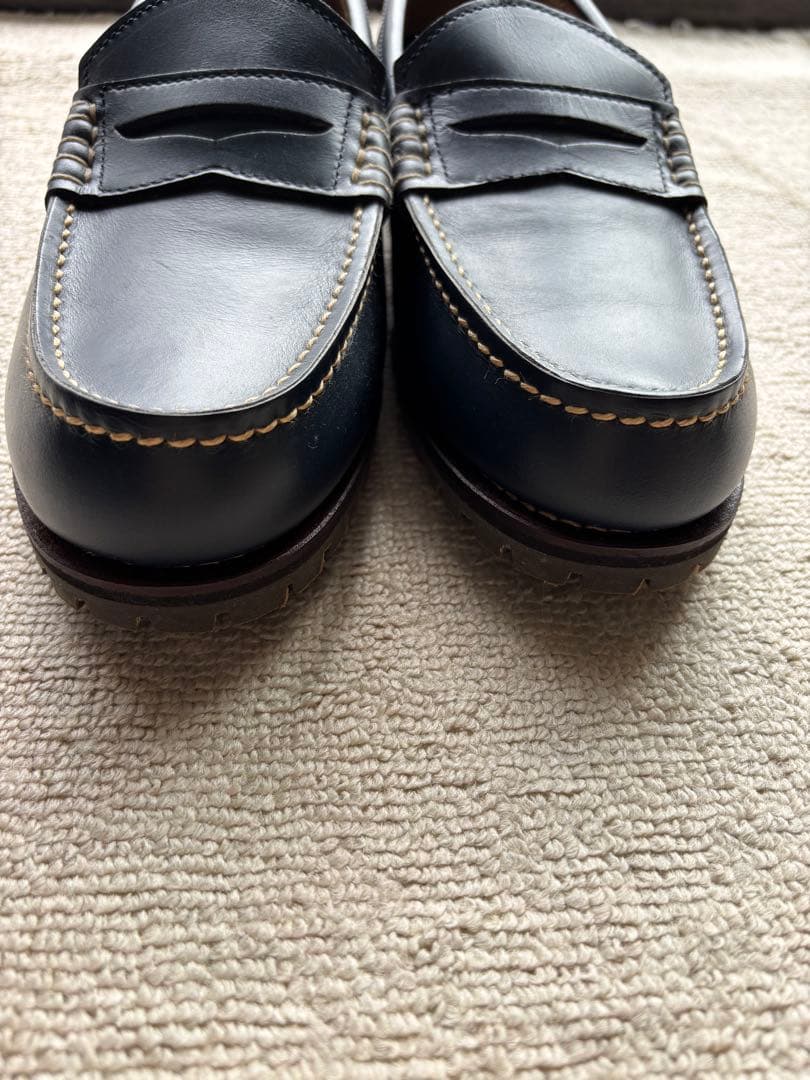 Danner モカシン、ネイビーブルー