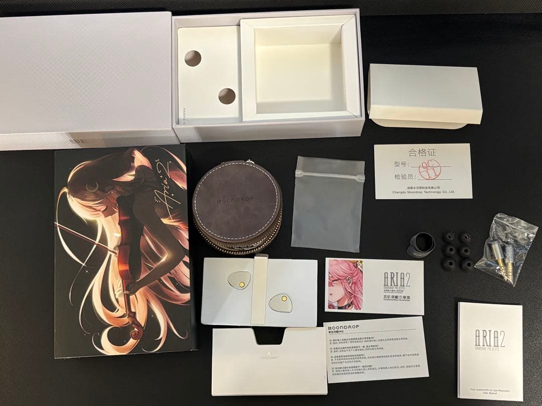 【美品】moondrop aria2　有線イヤホン