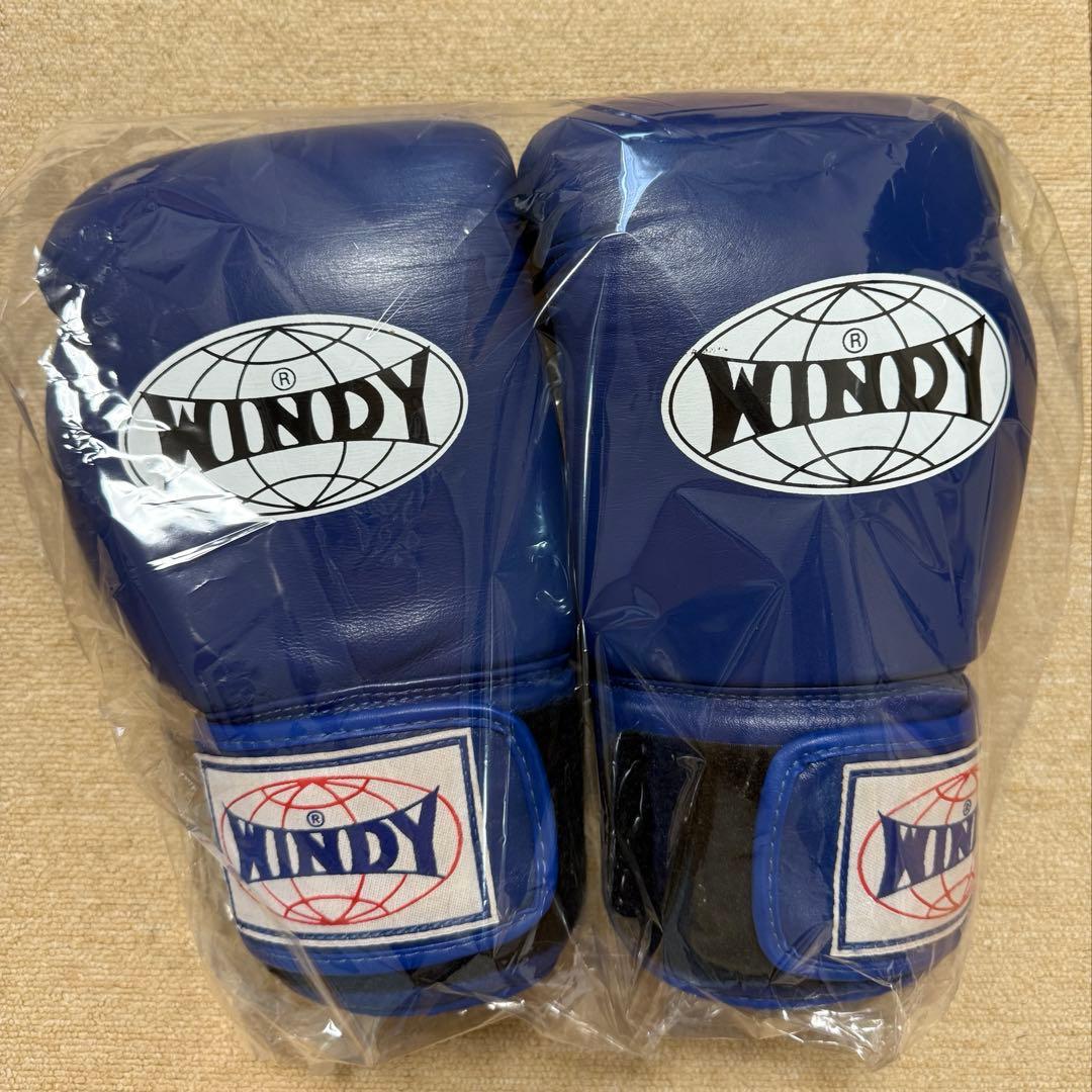 WINDY ボクシンググローブ 16oz 青